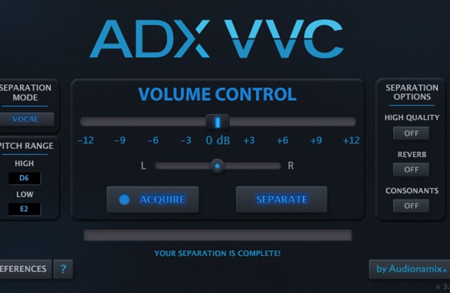 ADX VVC演示:人声音量控制